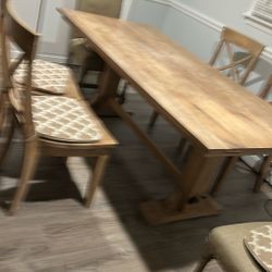 Dining Room Table With Six Chairs ,,, 