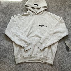  Essentials Hoodie Light Oatmeal Size Small Brand New with Tags Never Worn