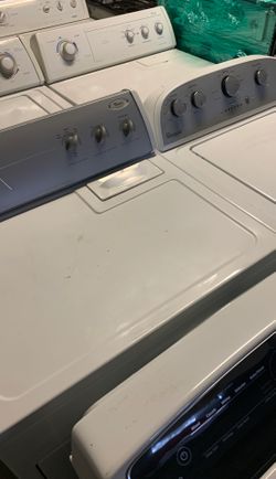 Whirlpool washer and dryer