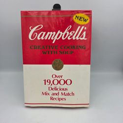 Vtg 1985 Campbell's Soup Recipe Cookbook Creative Cooking Soup 19,000 Recipes