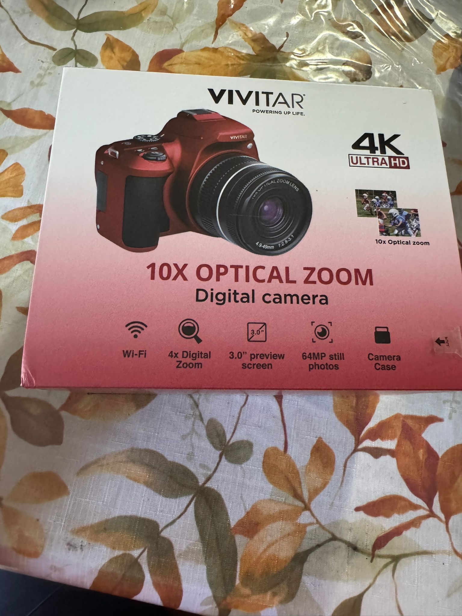 Vivitar - 10x Bridge Camera - Red
