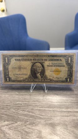1935A $1 North Africa Yellow Seal Silver Certificate – WWII Collectible