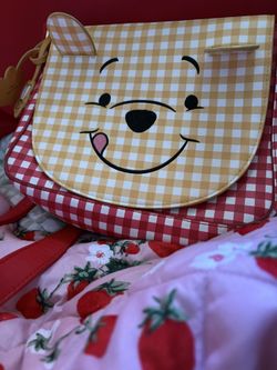 The Loungefly Disney Winnie the Pooh Gingham Crossbody Bag