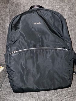 Pacsafe Black Nylon Backpack