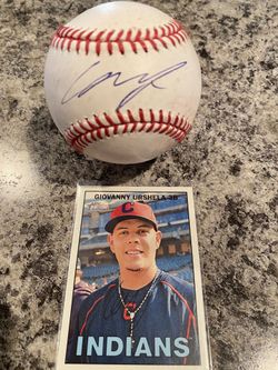GIO URSHELA MLB AUTOGRAPHED BALL 