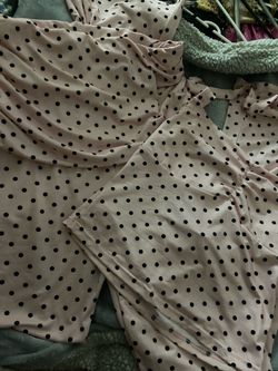 Two piece polka dot shirt n pants