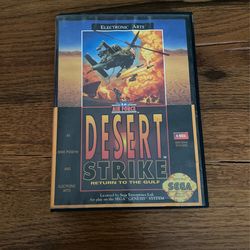 Sega Genesis Desert Strike Return To The Gulf