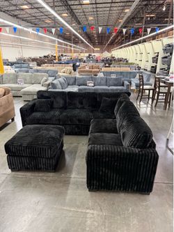New black sectional