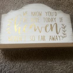 Memory Table Sign 