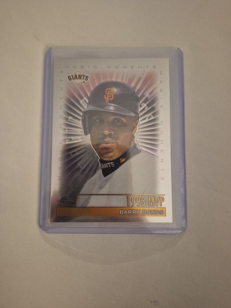 Barry Bonds Topps Chrome