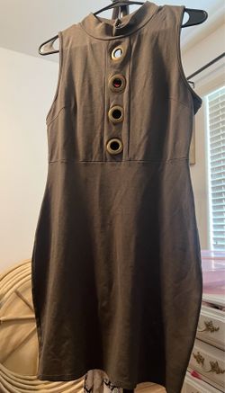Military/Olive Green Dress