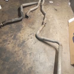 2021-2023  Dodge Charger Rez And Muffler Deleted Piping 