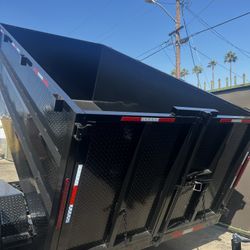 Dump Trailer Smooth Finish