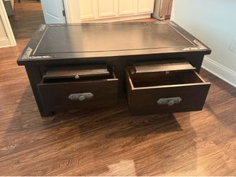 Wood Coffee Table with wheels