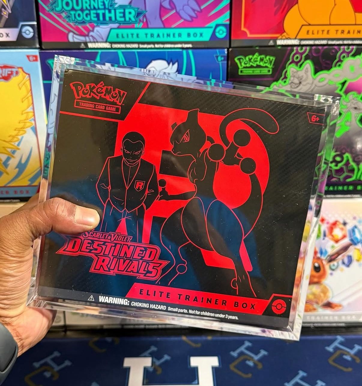Pokemon ETB Acrylic Case With Magnetic Lids