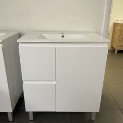 SALE ~ Modern PVC Bathroom Vanity - 30 inches