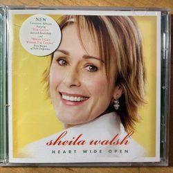 Sheila Walsh Heart Wide Open 9 Track CD ** NEW SEALED ** 
