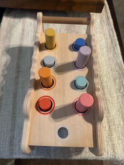Wood push hide and seek
