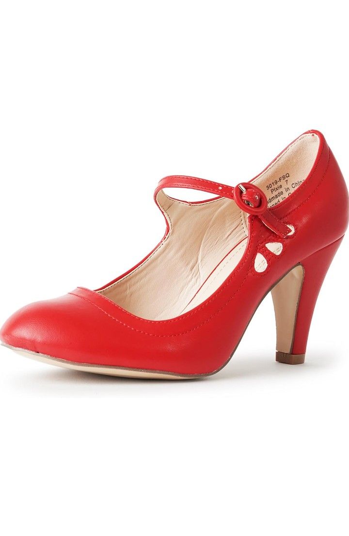 J.Adams Pixie Red High Heel Pumps Size 9