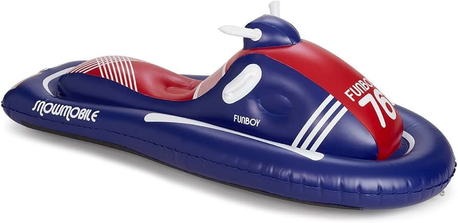 Inflatable “snowmobile “ snow sled (2- each sold separately )