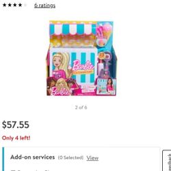 Barbie ice cream cart