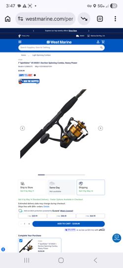 Penn Spinfisher Vii 7500 (heavy,1pc,7footrod)