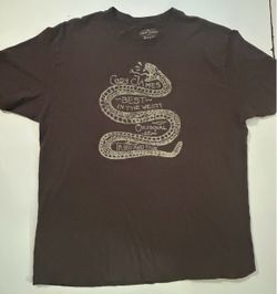 Cody James Men’s T-shirt coiled snake  "Best in the West!" Size XL