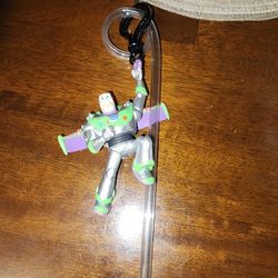 NEW DISNEY  BUZZ LIGHTYEAR STRAW CLIP