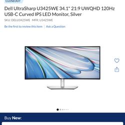 Brand New Dell Monitor For 60% Off