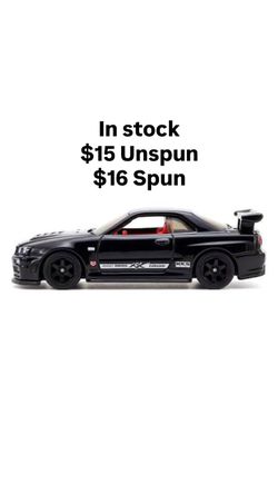 Hot Wheels Nissan Skyline GT-R BNR34 Mainline - Black Hot Wheels Die-Cast