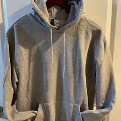 In Good Condition Grey H & M Hoodie Size Medium 