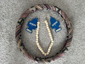 steering wheel cover and accessories, all for $5