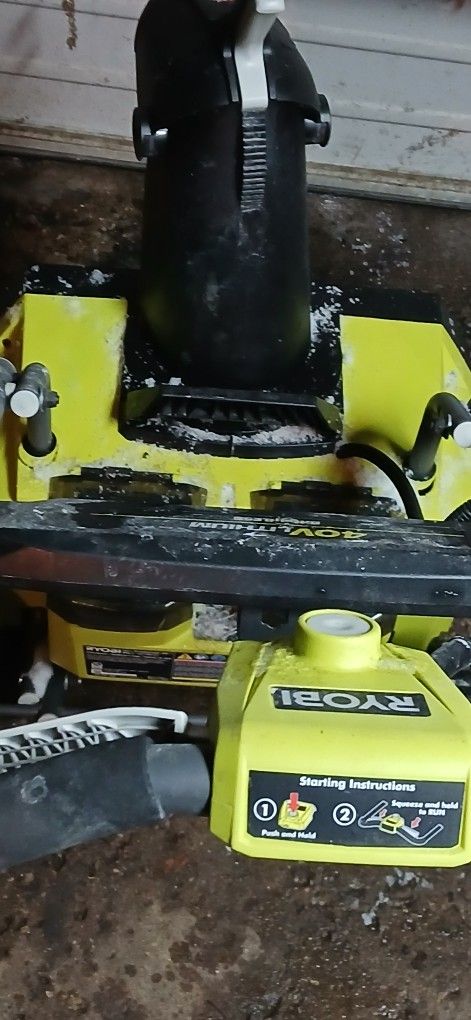 For Sale Battery Snow Blower  Rayobi 