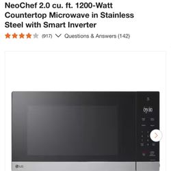 Like New Family Sized Microwave