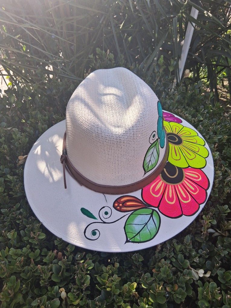 Artisanal Hand Painted Hat