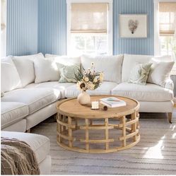 Handcrafted Wooden Coffee Table 