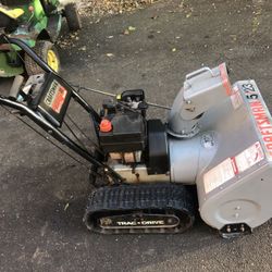 Craftsman Snowblower On Tracks 