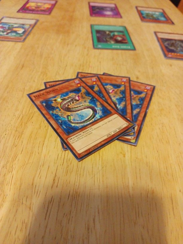 Yu-Gi-Oh Card: Hack Worm x4