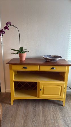 Yellow Buffet Credenza