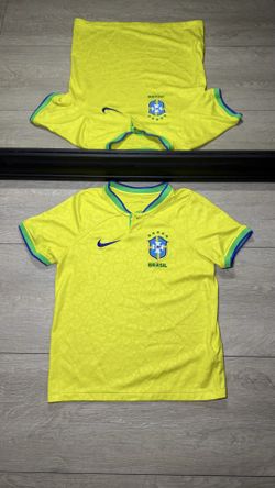2022 / 2023 Kids / Toddlers Nike Brazil Home Stadium Soccer Jersey