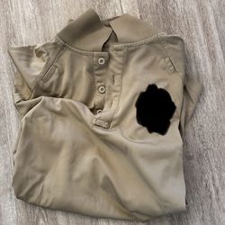 Tan polo long sleeve