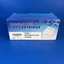 312XL Ink Cartridge 6-Pack BK/C/M/Y/LC/LM