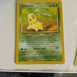 Pokémon Card Chikorita
