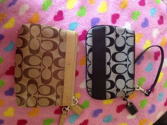 Coach wristlets
