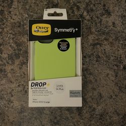 OtterBox Phone Case for iPhone 14 Plus, MagSafe Compatible, Lime Green