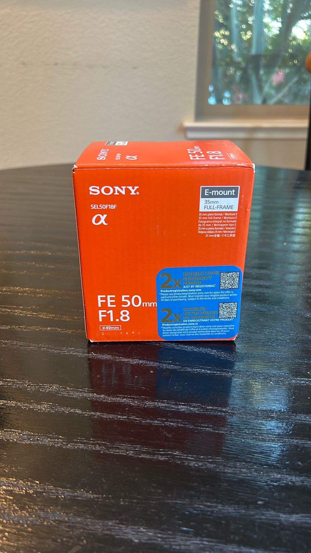 Sony 50mm F1.8