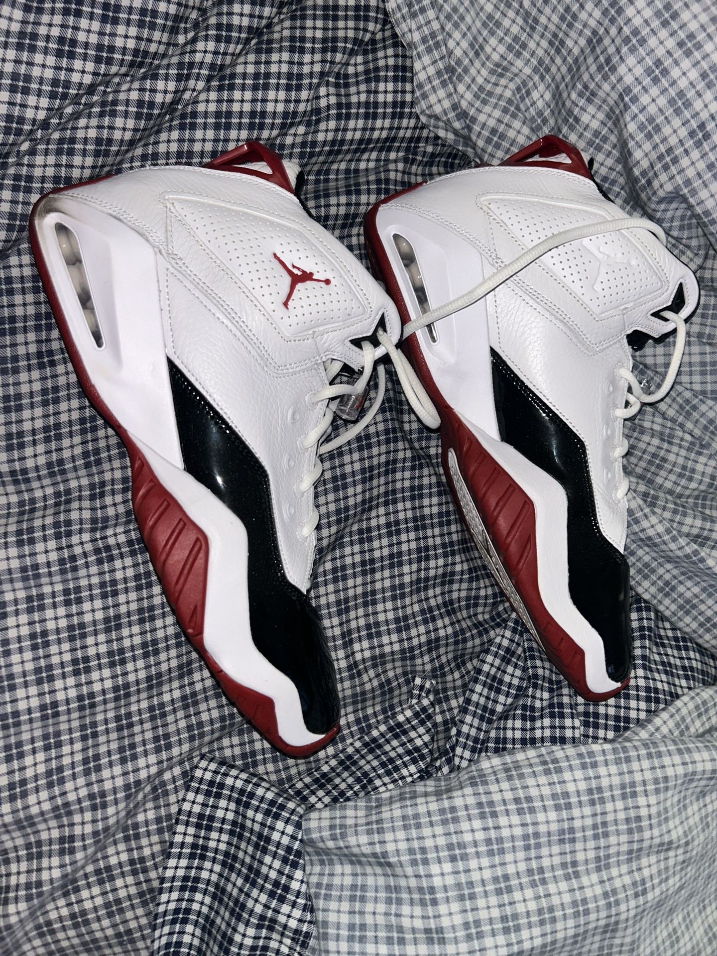 Red White Black JORDAN SHOES Size 12