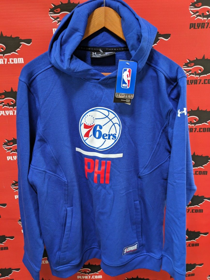 New With Tags XL Philadelphia 76ers Hooded Sweatshirt