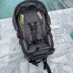 Infant Car Seat with Canopy + Cover