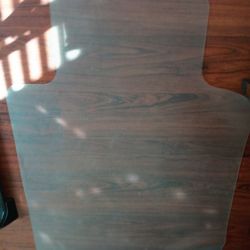 Like New Clear Office Chair Pad -Priced To Sell 